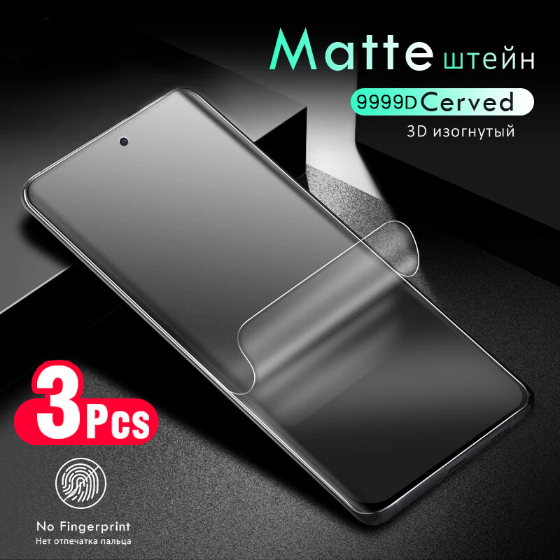CSCR 3pcs 9999d Matte Frosted Hydrogel Film For Samsung Galaxy Z Flip 3 Flip 4 Fold 3 Fold 4 5G Screen Protectors Not Tempered Glass Soft Smoothy For zflip3 zflip4 zfold3 zfold4