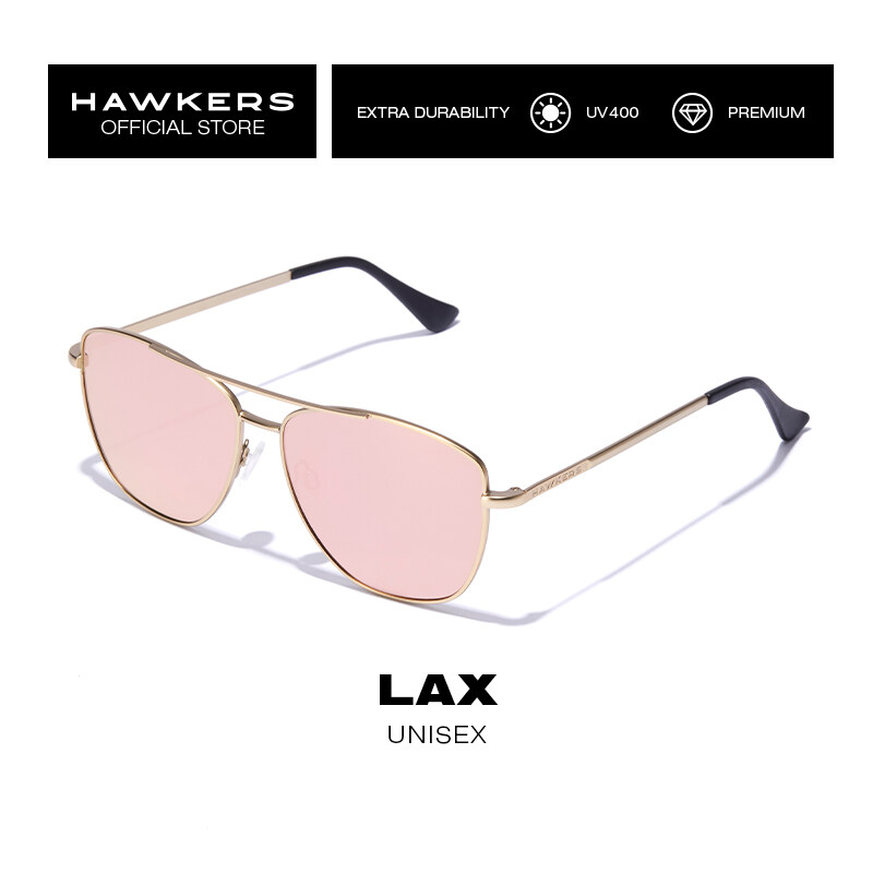 Hawkers - LAX Gold Rose Gold Sunglasses UV400 Men Women A1805