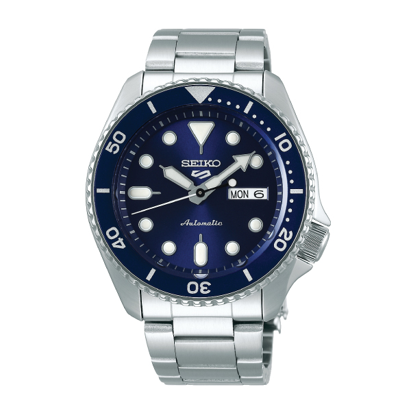 [Watchspree] Seiko 5 Sports Automatic Silver Stainless Steel Band Watch SRPD51K1