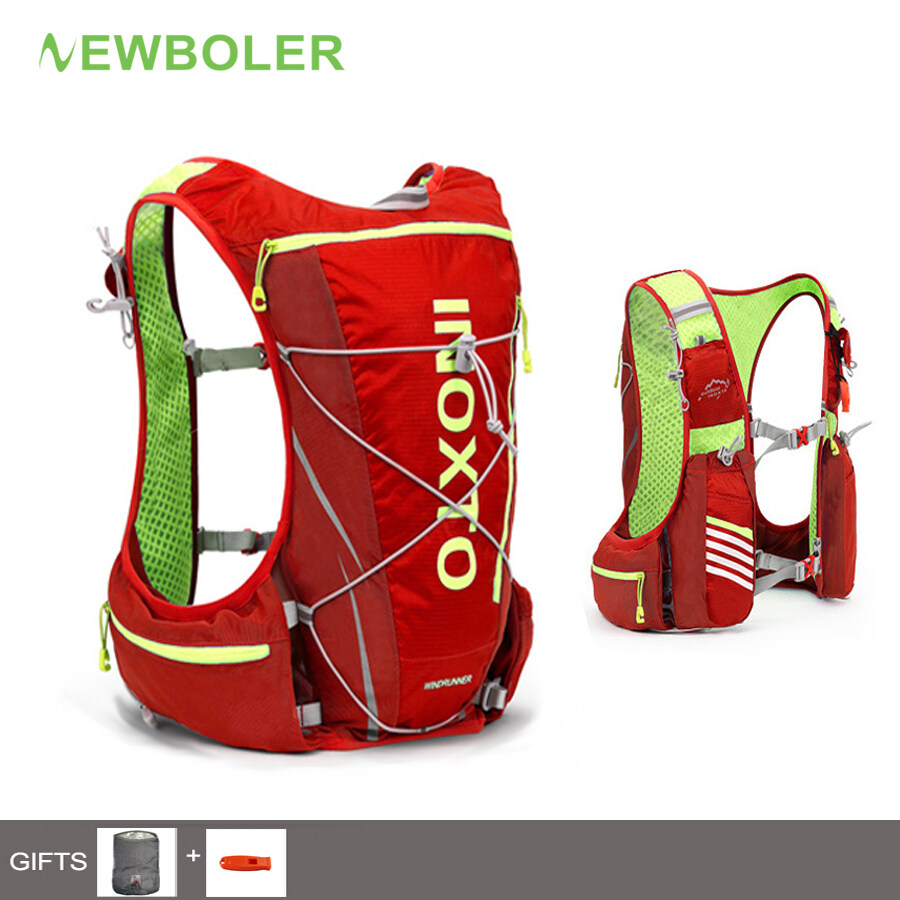 10L Running Hydration Vest Backpack Men Women Outdoor Sport Bags Trail Marathon Jogging Hiking Backpack option  Water Bag Flask
