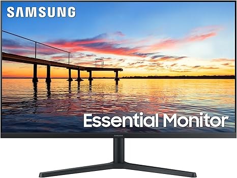 Samsung 32-inch Flat Panel Monitor, 75Hz, Borderless Display, AMD FreeSync, Game Mode, Advanced Eye Care, HDMI and DisplayPort, LS32B304NWNXGO, 2024