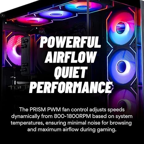 Panorama XL Gaming PC Desktop (NVD GeForce RTX 5080, Intel 24-Core i9-14900KF Processor, 96GB DDR5 RAM, 4TB Gen4 NVMe SSD, WiFi 6E, HDMI, Windows 11 Pro) Best 2025 Prebuilt Tower RGB Gamer Computer